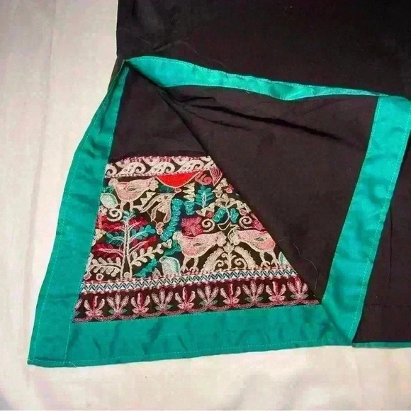 New With Tags Pakistani Women Khaadi Pret Tunic Dress Black Size 12 Embroidered - Picture 7 of 8